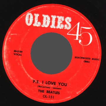 Beatles Ps I Love You / Love Me Do 45RPM