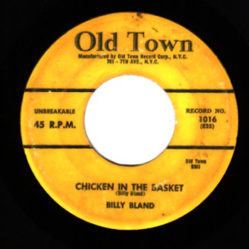 BILLY BLAND - Chicken In The Basket / The Fat Man - 45T (SP 2 titres)