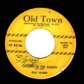 BILLY BLAND - Chicken In A Basket / The Fat Man - 45T (SP 2 titres)