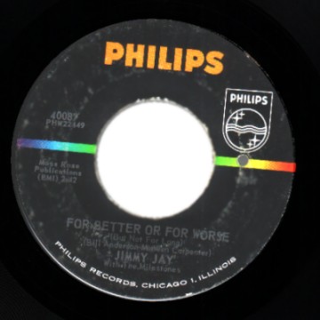 JIMMY JAY - For Better or For Worse / Twinkle Twinkle Little Star - 45T (SP 2 titres)
