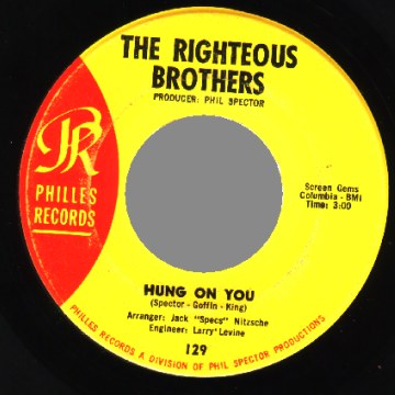 RIGHTEOUS BROTHERS - Unchained Melody / Hung On You - 45T (SP 2 titres)