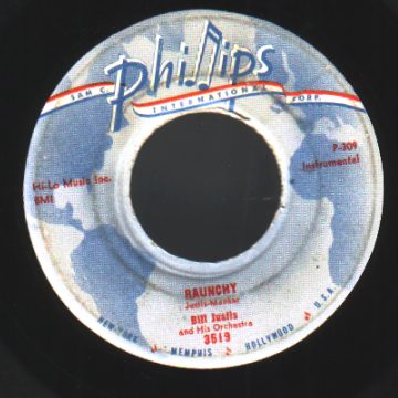BILL JUSTIS - The Midnite Man / Raunchy - 45T (SP 2 titres)