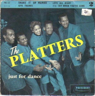THE PLATTERS - Just For Dance - 7inch (EP)