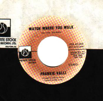 FRANKIE VALLI - Swearin' To God / Why - 7inch (SP)