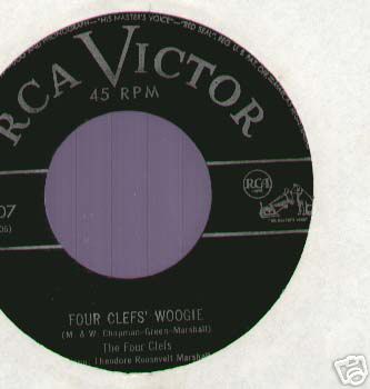 THE FOUR CLEFS - Dig These Blues / Four Clef's Woogie - 7inch (SP)
