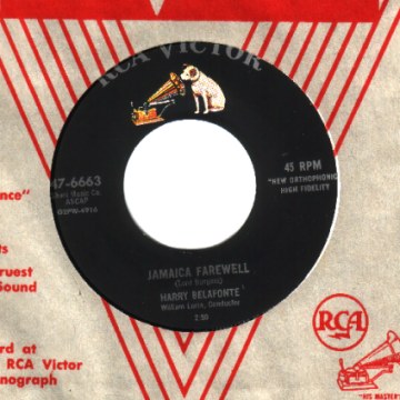 HARRY BELAFONTE - Once Was / Jamaica Farewell - 45T (SP 2 titres)