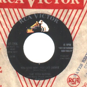 THE TEEN QUEENS - Dear Tommy / You Good Boy, You Get Cookie - 7inch (SP)