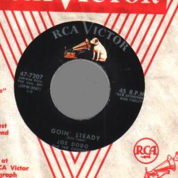 JOE DODO &THE GROOVERS - Goin' Steady / Groovy - 45T (SP 2 titres)