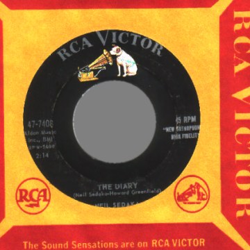NEIL SEDAKA - The Diary - 45T (SP 2 titres)