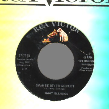 JIMMY ELLEDGE - Swanee River Rocket / Send Me A Letter - 45T (SP 2 titres)