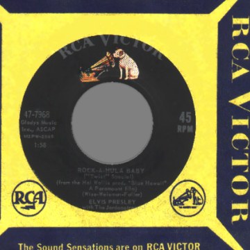 ELVIS PRESLEY - Rock-a-hula Baby / Can't Help Falling In Love - 45T (SP 2 titres)