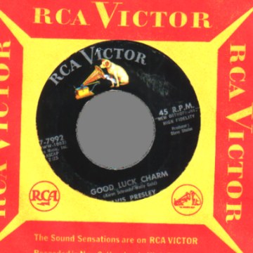 ELVIS PRESLEY - Good Luck Charm / Anything That's Part Of You - 45T (SP 2 titres)
