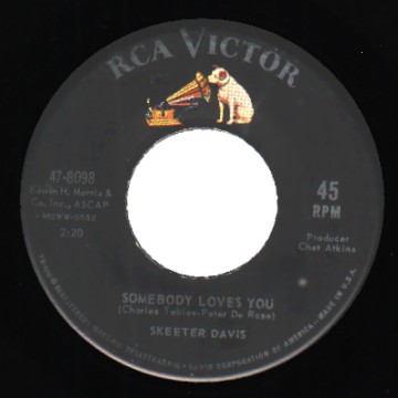 Skeeter Davis - The End Of The World / Somebody Loves You