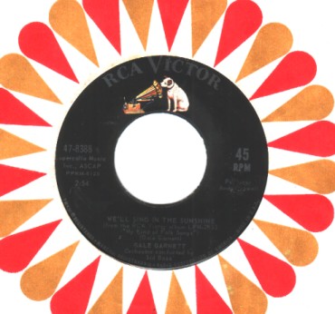 Garnett,Gale We'll+Sing+In+The+Sunshine+/+Prism+Song 45RPM