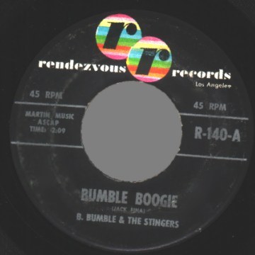 B. BUMBLE & THE STINGERS - Bumble Boogie / School Day Blues - 45T (SP 2 titres)