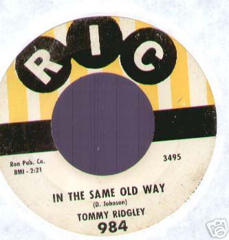 TOMMY RIDGLEY - In the Same Old Way / The Girl From Kooka Monga - 7inch (SP)
