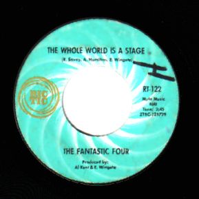 THE FANTASTIC FOUR - Ain't Love Wonderful / The Whole World Is A Stage - 7inch (SP)