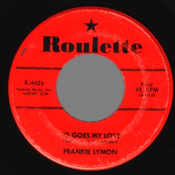 Frankie Lymon And The Teenagers My Girl / So Goes My Love 45RPM