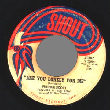 FREDDIE SCOTT - Are You Lonely For Me / Where Were You - 7inch (SP)