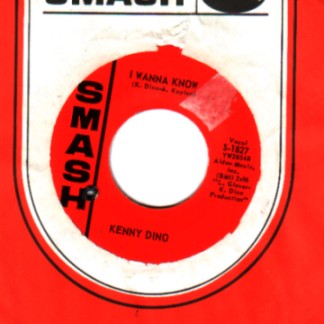 KENNY DINO - I Wanna Know / Time Will Tell - 45T (SP 2 titres)