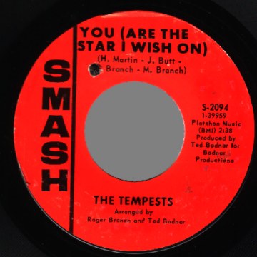 THE TEMPESTS - Would You Believe / You (are The Star I Wish On) - 7inch (SP)