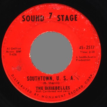 THE DIXIEBELLES - Southtown Usa / Why Don't You Set Me Free - 45T (SP 2 titres)
