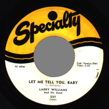 Larry Williams 7"