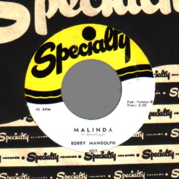 BOBBY MANDOLPH - Little Sally Walker / Malinda - 7inch (SP)