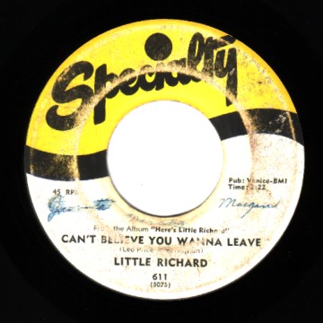 Little Richard - Keep A Knockin' / Can't Believe You Wanna Leave