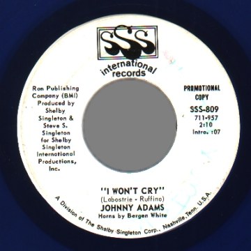 Johnny Adams 7"