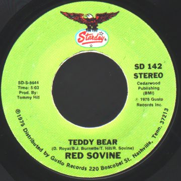 Red Sovine - Teddy Bear / Daddy LP