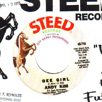 ANDY KIM - Baby I Love You / Gee Girl - 7inch (SP)