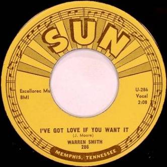 WARREN SMITH - I Fell In Love / Got Love If You Want It - 45T (SP 2 titres)
