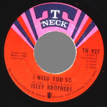 Isley Brothers I+Need+You+So+/+Freedom 45RPM