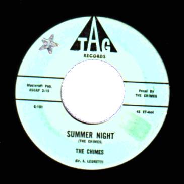 THE CHIMES - Summer Night / Once In A While - 7inch (SP)