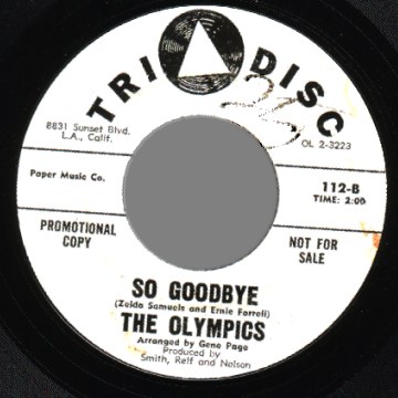 Olympics - Broken Hip / So Goodbye