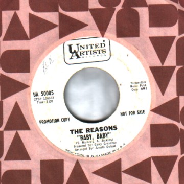 THE REASONS - Baby, Baby / My Kinda Guy - 7inch (SP)