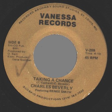 CHARLES BEVERLY - Body heat / taking a chance - 45T (SP 2 titres)