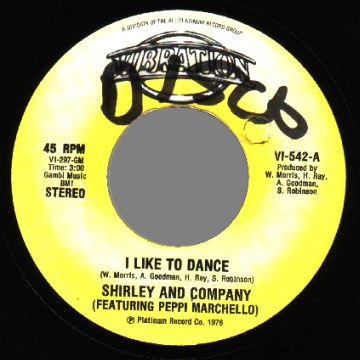 SHIRLEY AND COMPANY - Jim Doc C'ain / I Like To Dance - 45T (SP 2 titres)