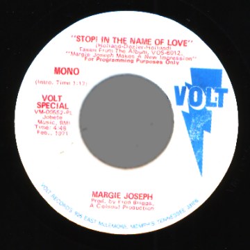 Joseph,Margie Stop+In+The+Name+Of+Love 45RPM