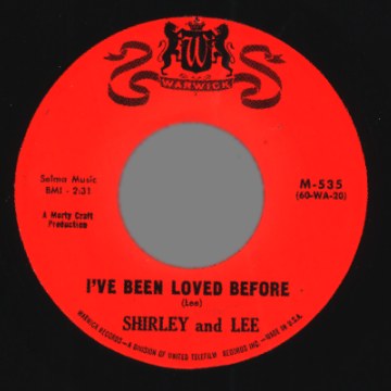 SHIRLEY & LEE - Like You Used To Do / I've been loved before - 45T (SP 2 titres)