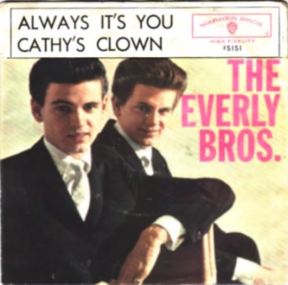 EVERLY BROTHERS - Cathy's Clown / Always It's You - 45T (SP 2 titres)